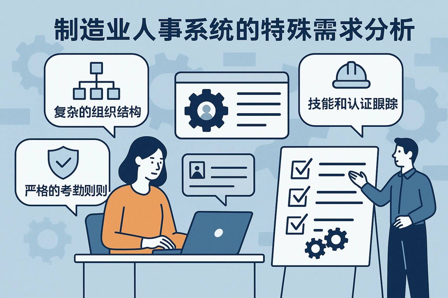 制造业人事系统的特殊需求分析