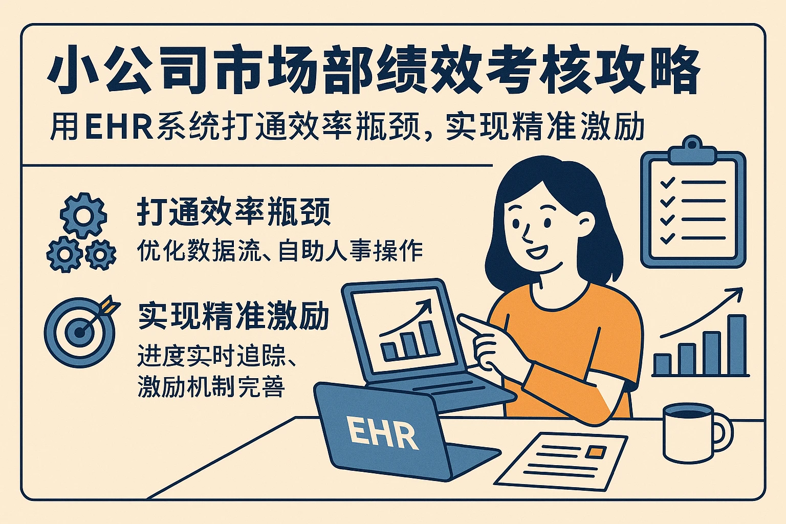 小公司市场部绩效考核攻略：用EHR系统打通效率瓶颈，实现精准激励
