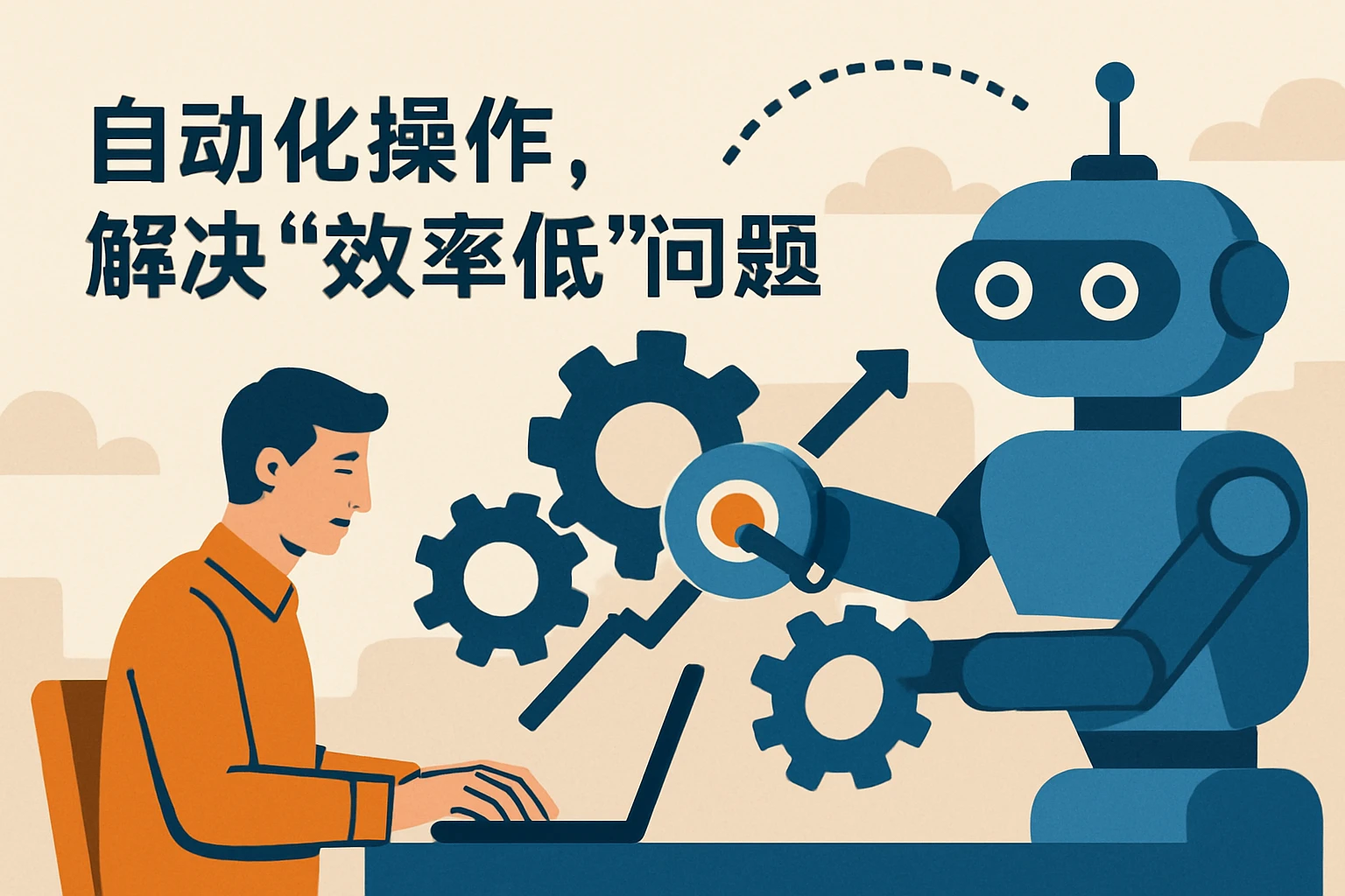 2. 自动化操作，解决“效率低”问题