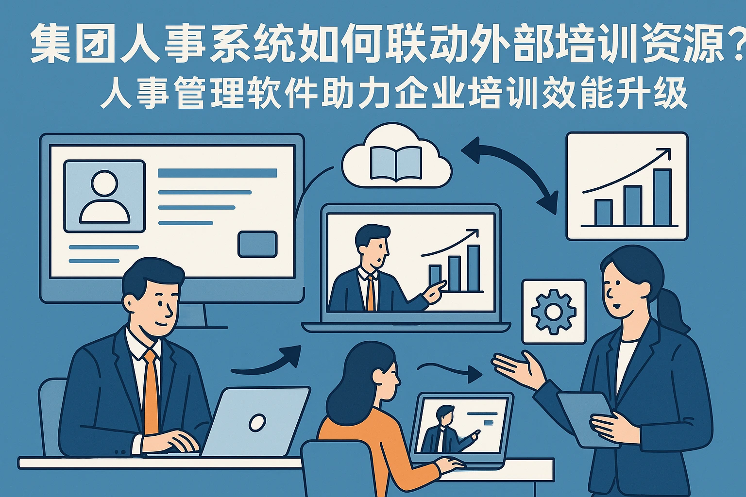 集团人事系统如何联动外部培训资源？人事管理软件助力企业培训效能升级