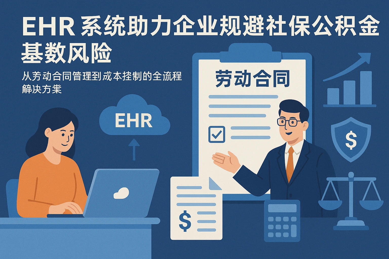 EHR系统助力企业规避社保公积金基数风险：从劳动合同管理到成本控制的全流程解决方案
