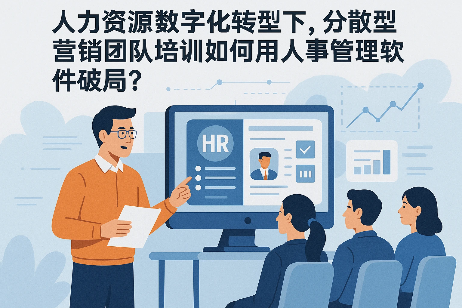 人力资源数字化转型下，分散型营销团队培训如何用人事管理软件破局？