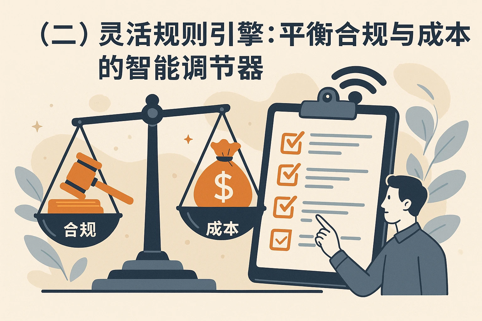 （二）灵活规则引擎：平衡合规与成本的“智能调节器”