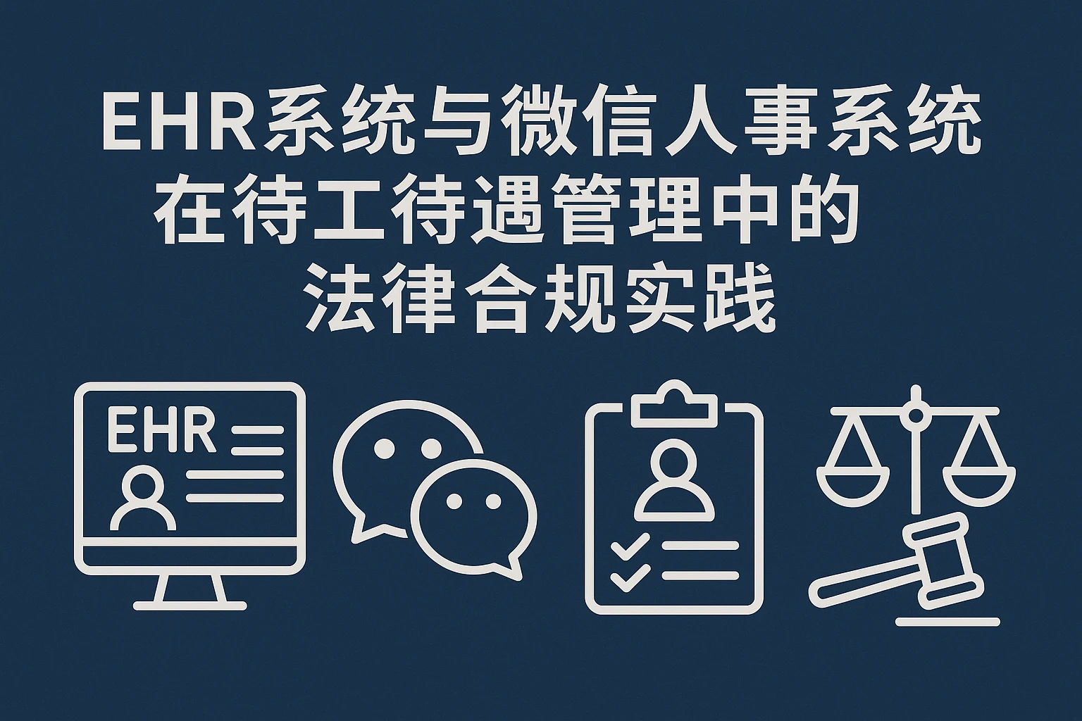 EHR系统与微信人事系统在待工待遇管理中的法律合规实践