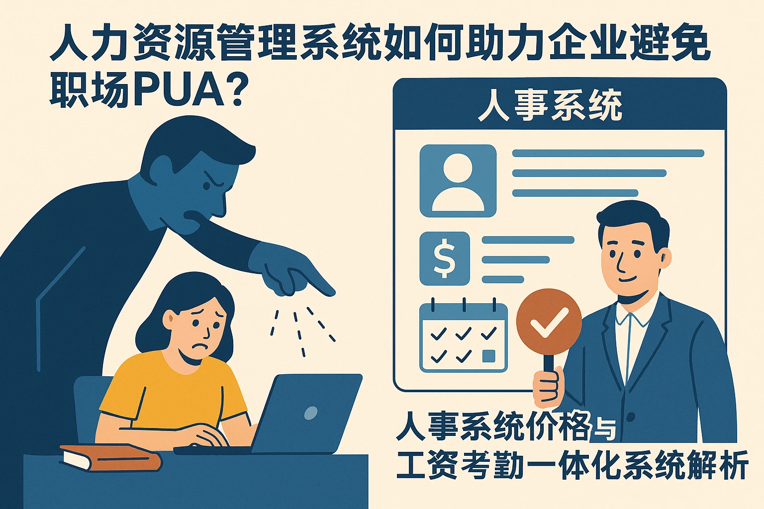 人力资源管理系统如何助力企业避免职场PUA?人事系统价格与工资考勤一体化系统解析
