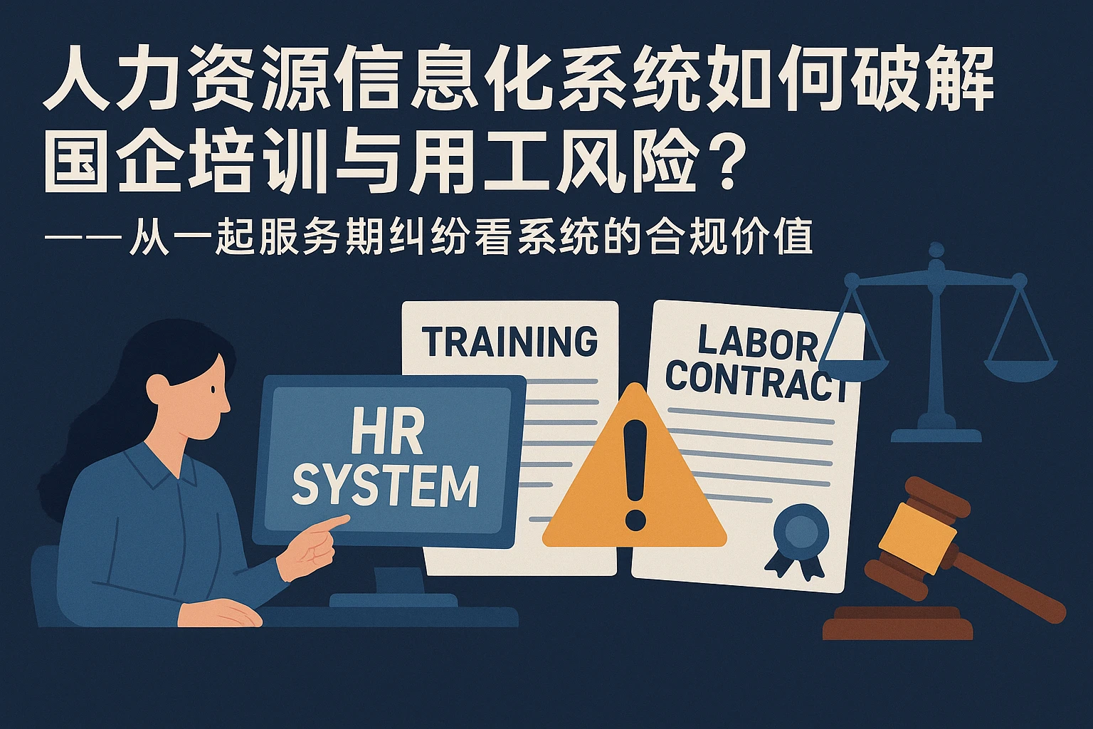 人力资源信息化系统如何破解国企培训与用工风险？——从一起服务期纠纷看系统的合规价值