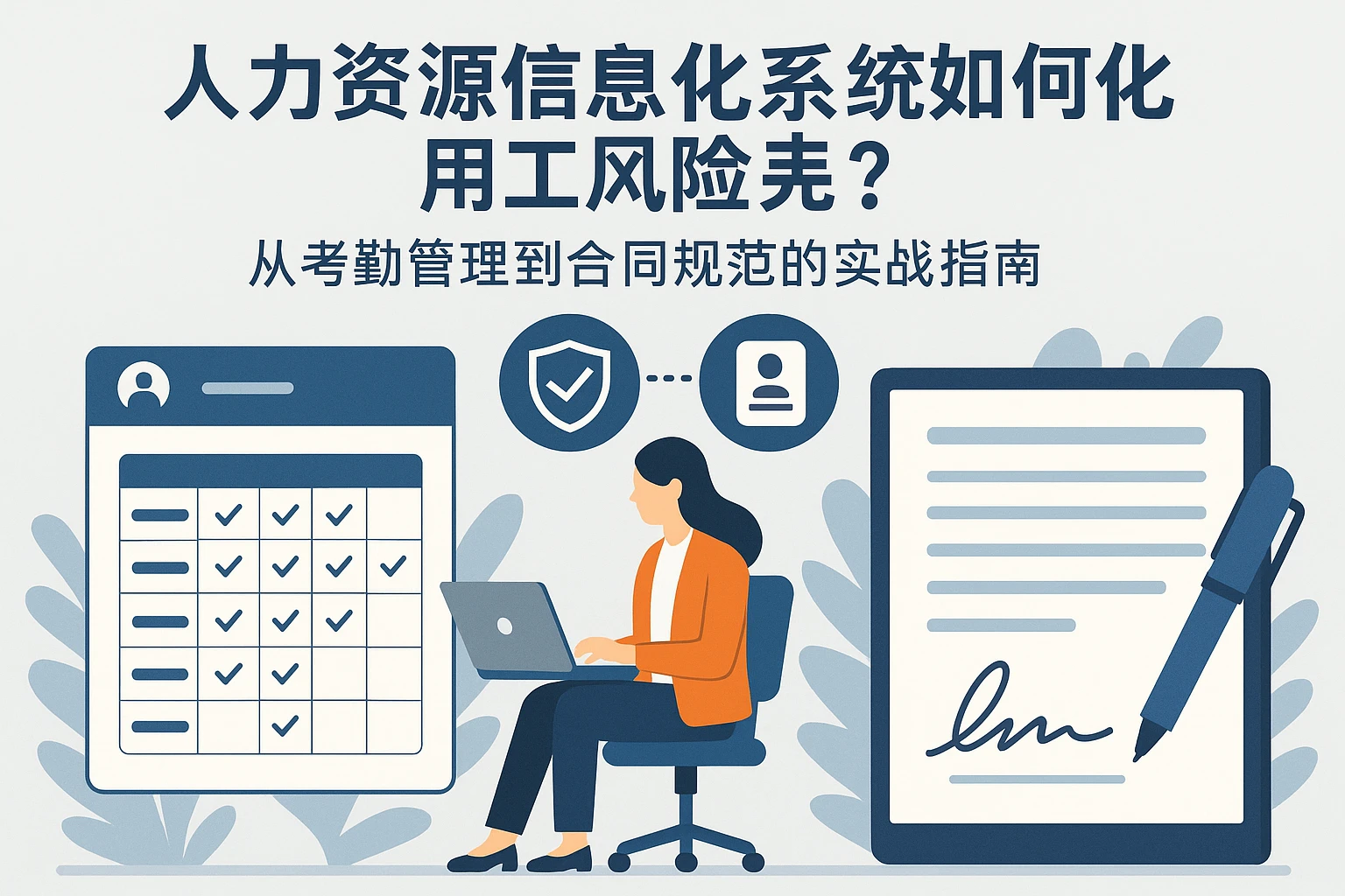 人力资源信息化系统如何化解用工风险？从考勤管理到合同规范的实战指南