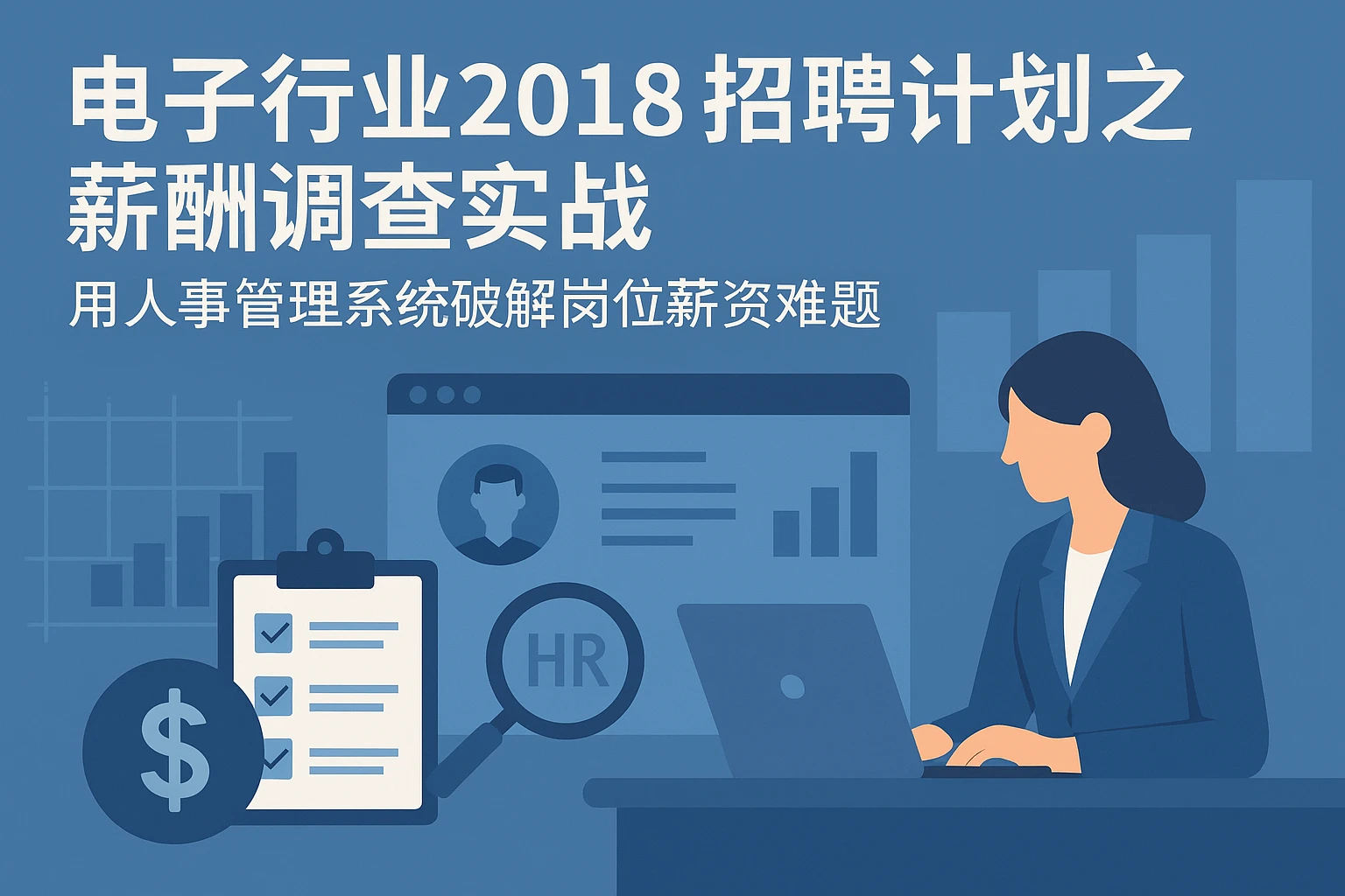 电子行业2018招聘计划之薪酬调查实战：用人事管理系统破解岗位薪资难题