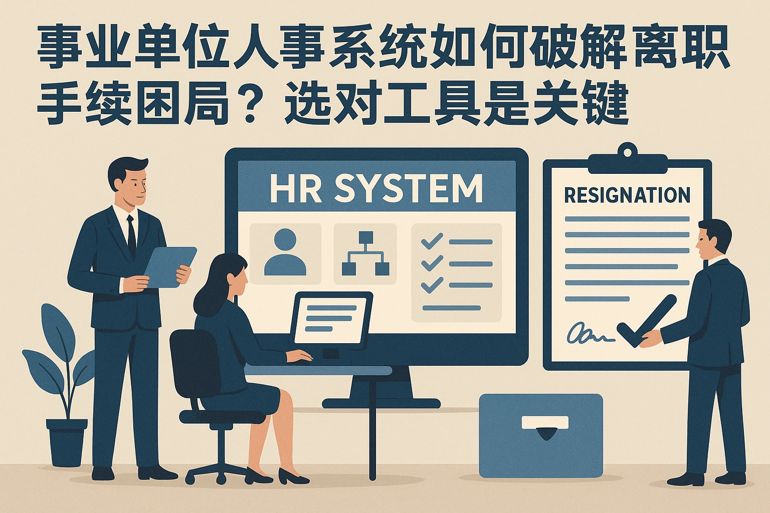 事业单位人事系统如何破解离职手续困局？选对工具是关键