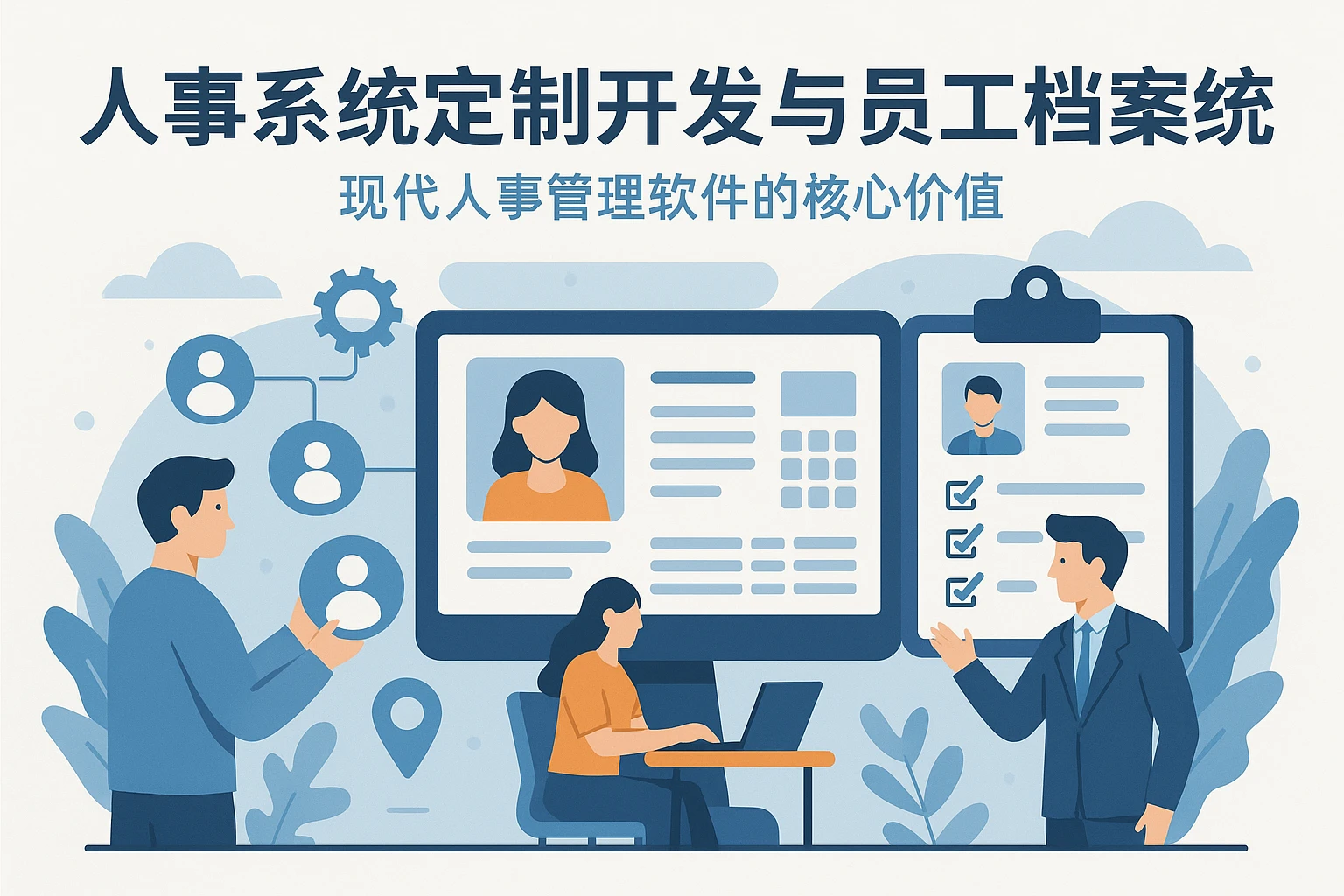人事系统定制开发与员工档案系统:现代人事管理软件的核心价值