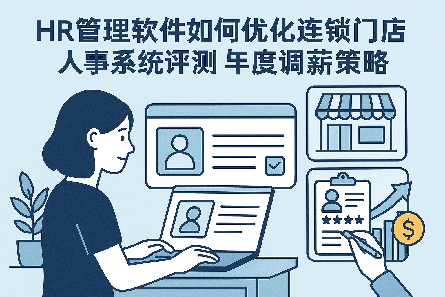 HR管理软件如何优化连锁门店人事系统评测与年度调薪策略