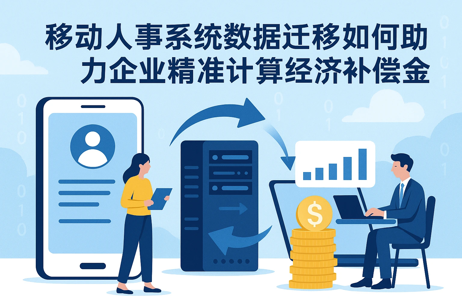 移动人事系统数据迁移如何助力企业精准计算经济补偿金