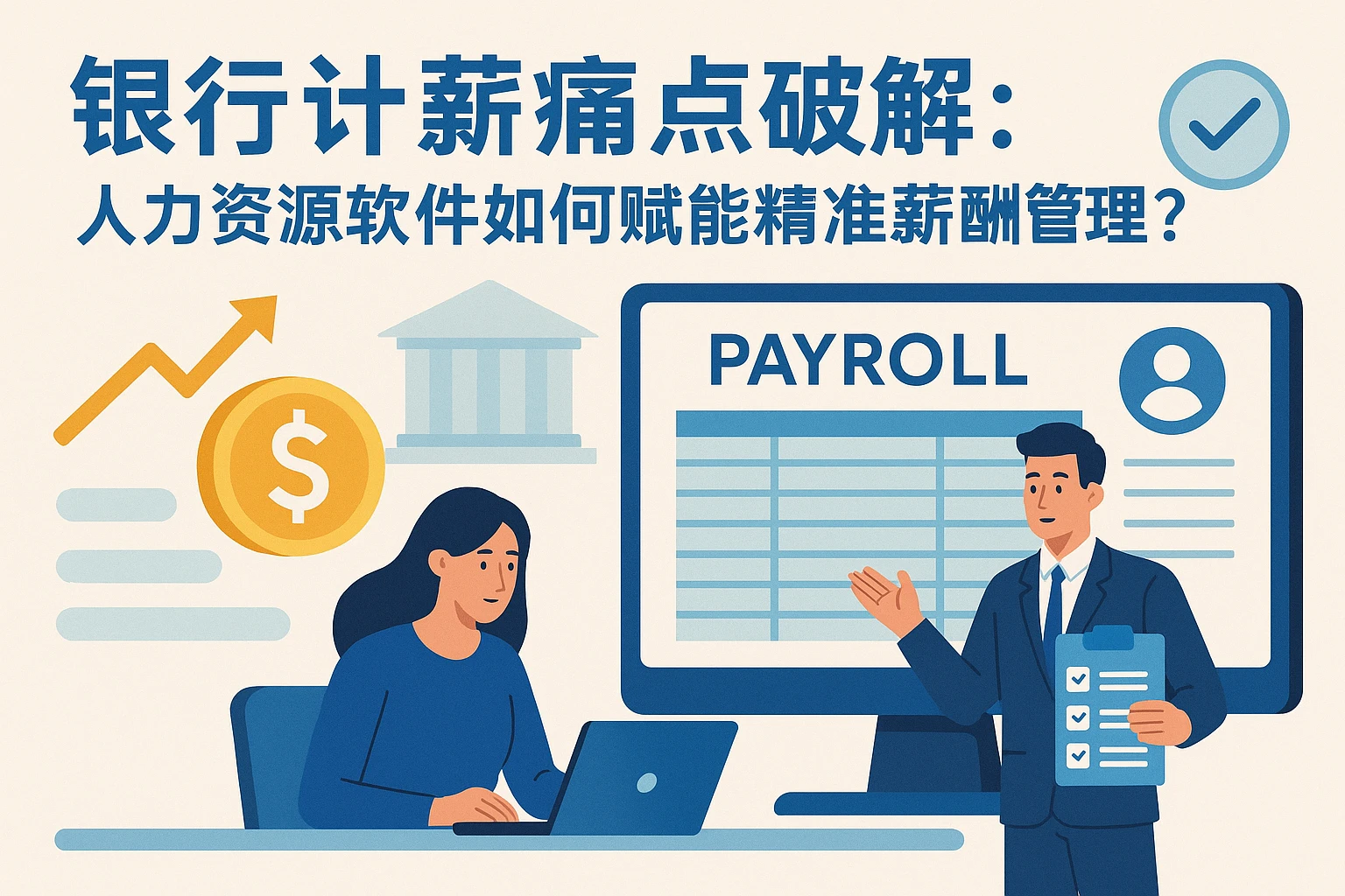 银行计薪痛点破解:人力资源软件如何赋能精准薪酬管理?