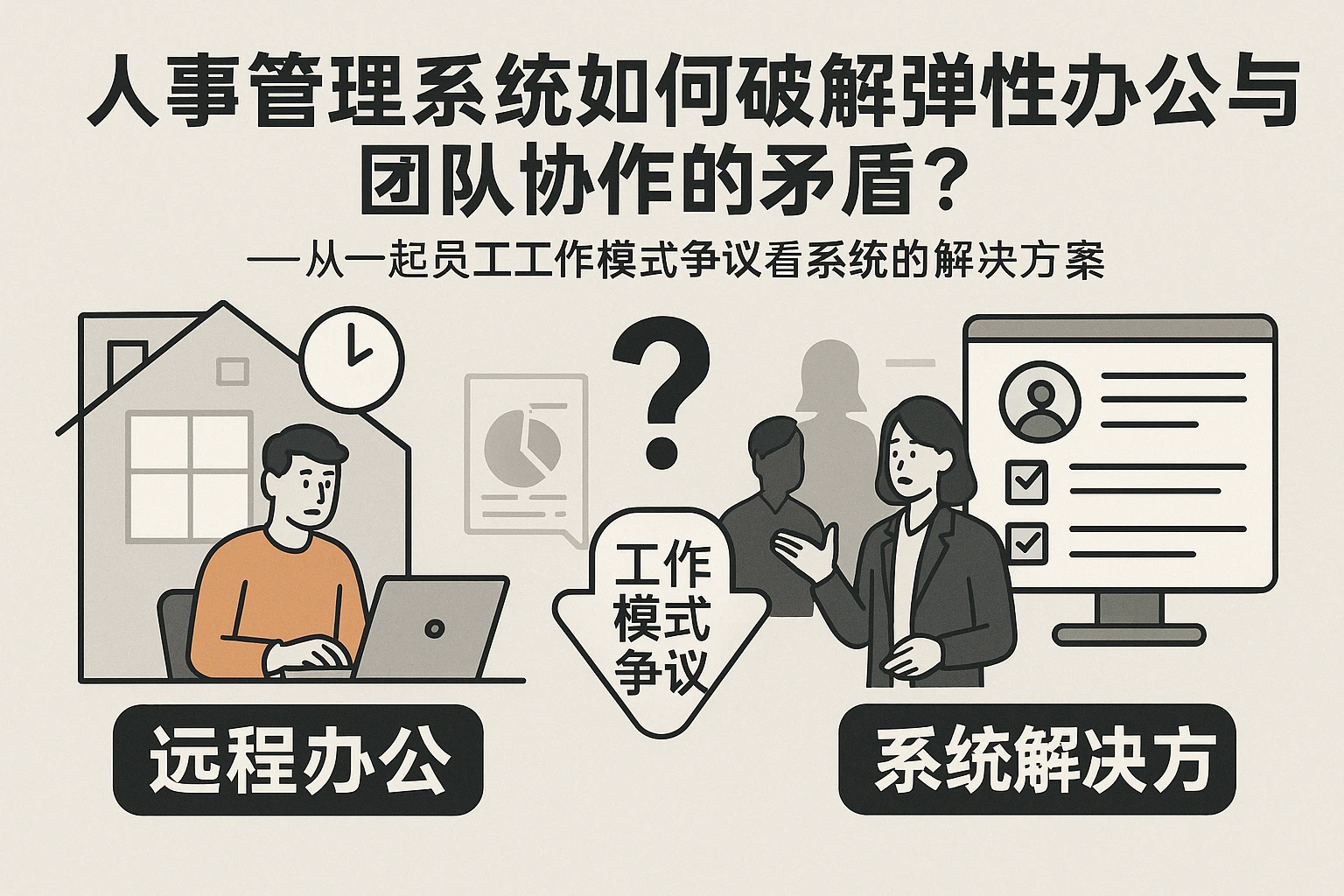 人事管理系统如何破解弹性办公与团队协作的矛盾？——从一起员工工作模式争议看系统的解决方案
