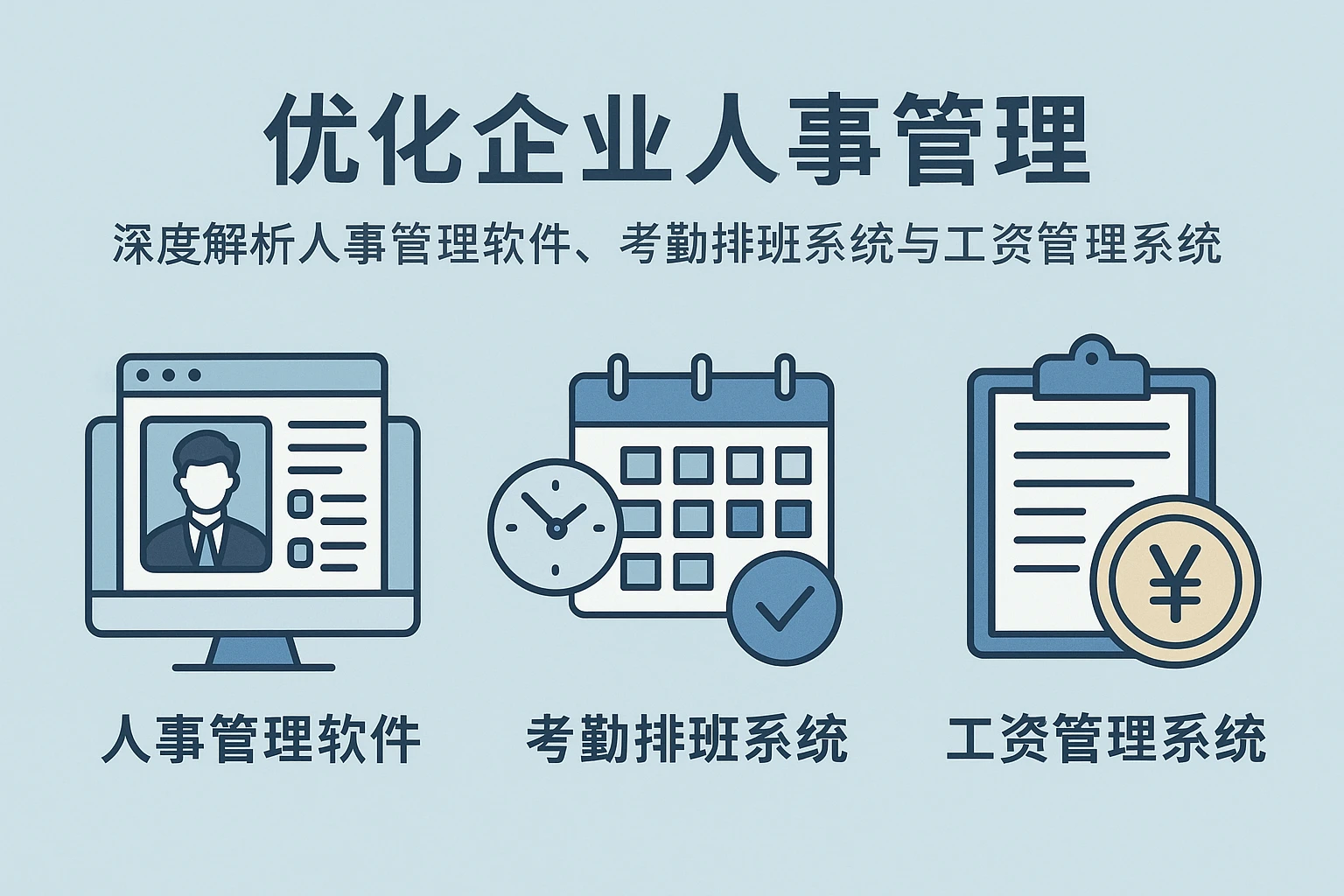 优化企业人事管理:深度解析人事管理软件、考勤排班系统与工资管理系统