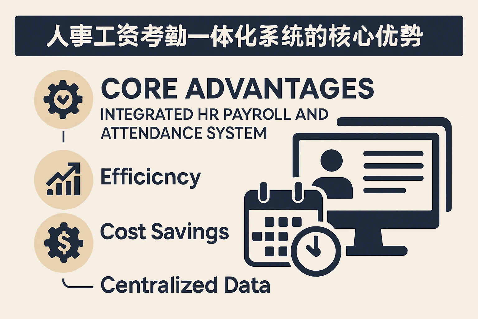 人事工资考勤一体化系统的核心优势