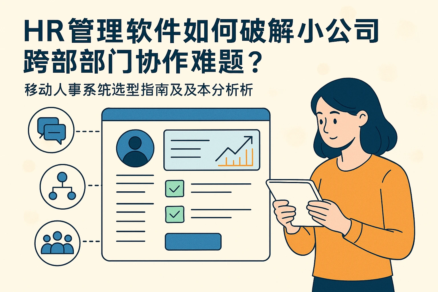 HR管理软件如何破解小公司跨部门协作难题？附移动人事系统选型指南及成本分析