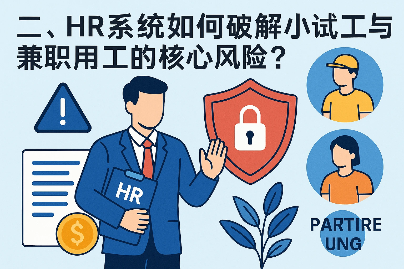 二、HR系统如何破解小时工与兼职用工的核心风险？