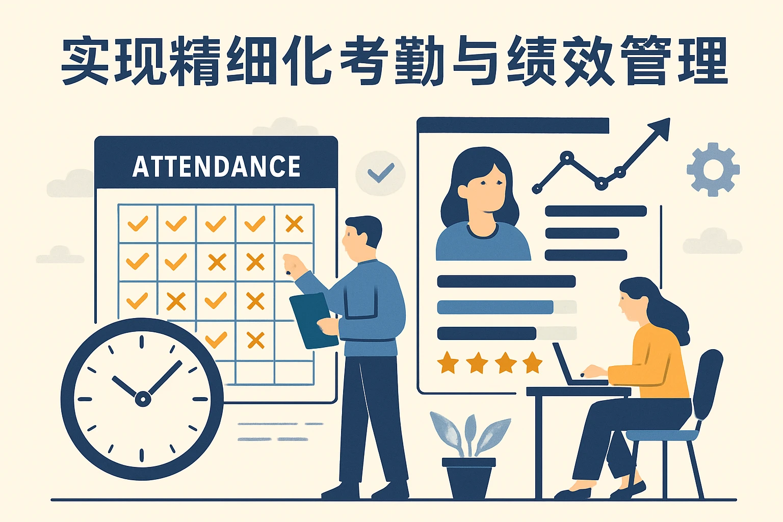 实现精细化考勤与绩效管理