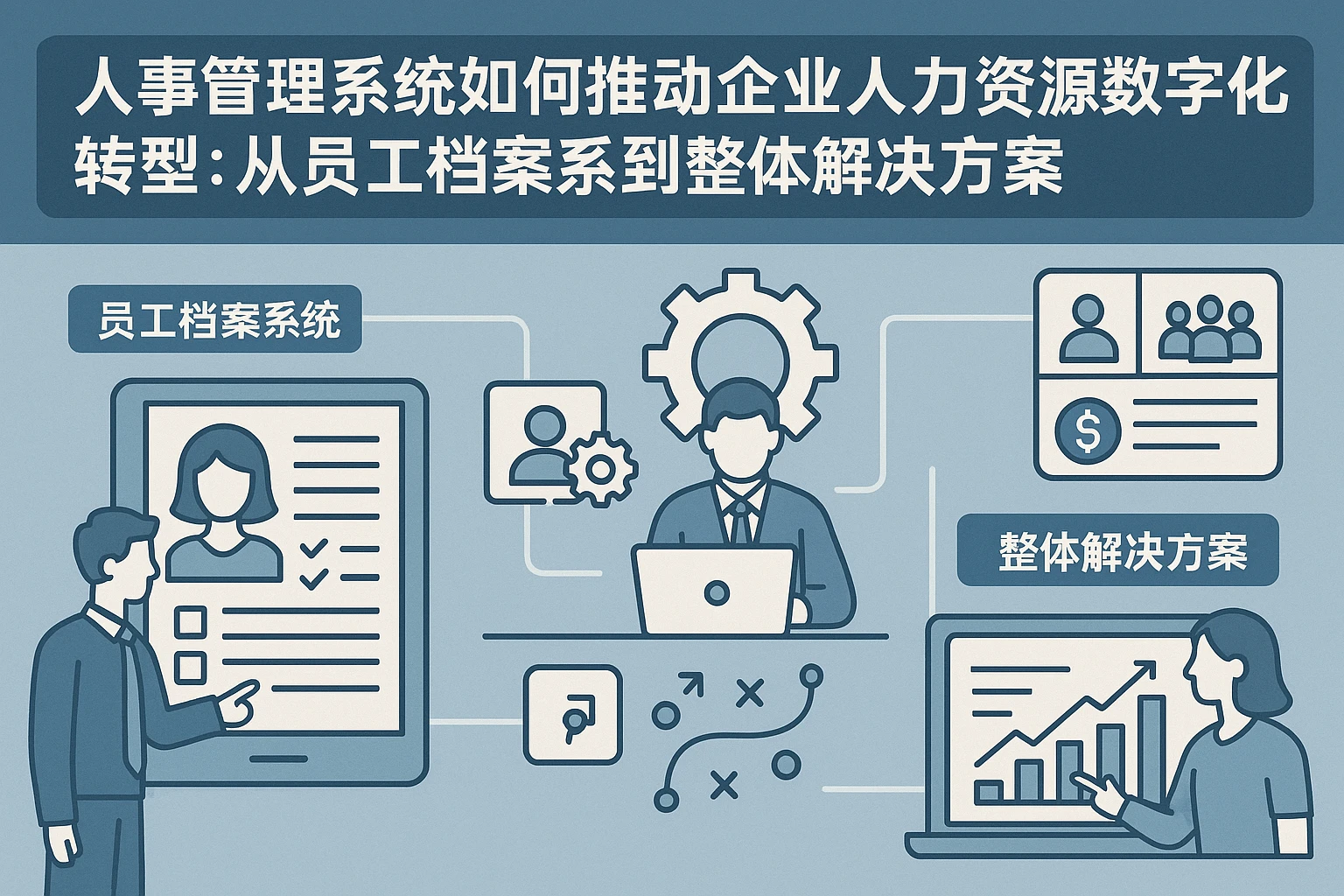 人事管理系统如何推动企业人力资源数字化转型：从员工档案系统到整体解决方案