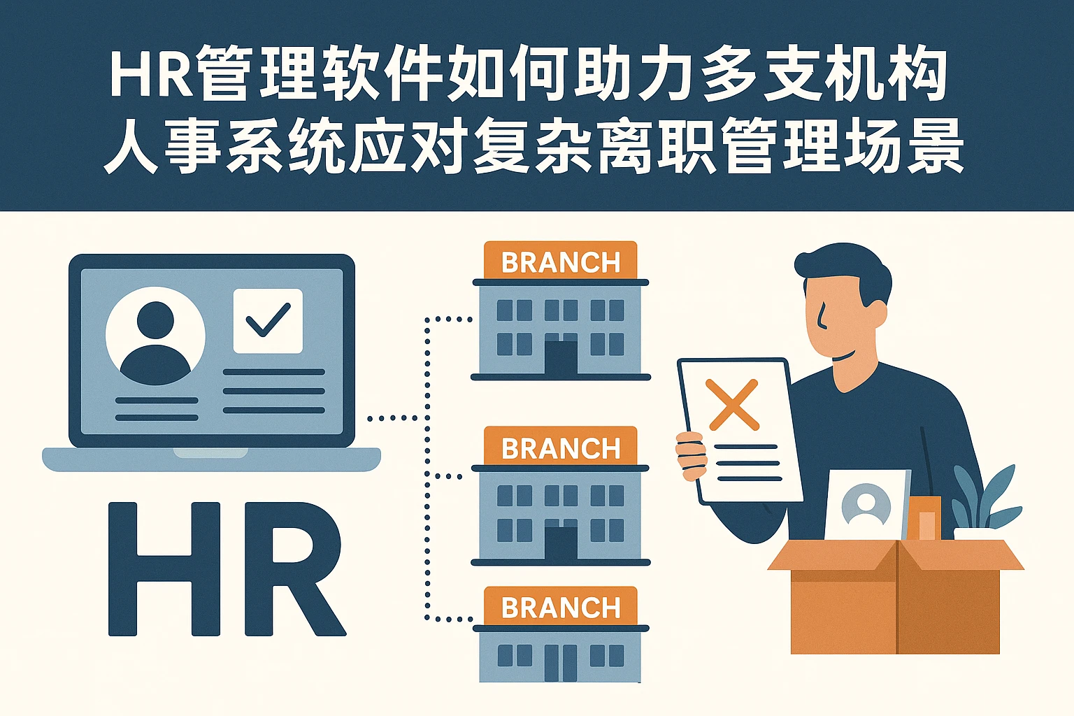 HR管理软件如何助力多分支机构人事系统应对复杂离职管理场景