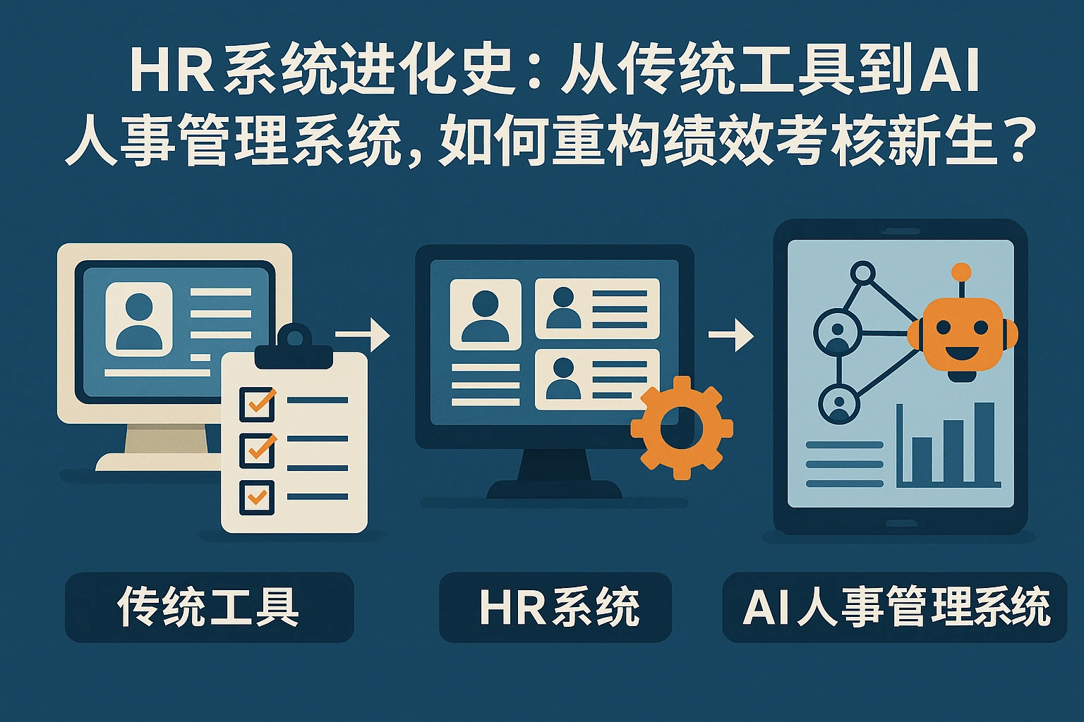 HR系统进化史：从传统工具到AI人事管理系统，如何重构绩效考核新生态？