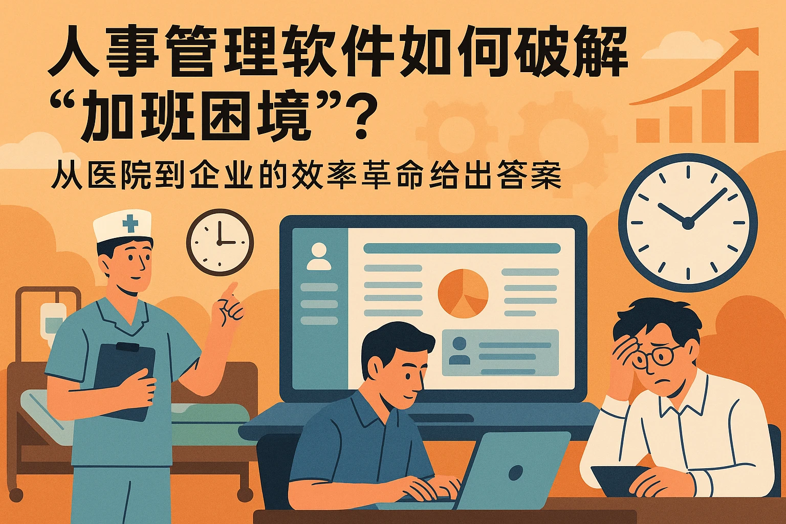 人事管理软件如何破解“加班困境”？从医院到企业的效率革命给出答案