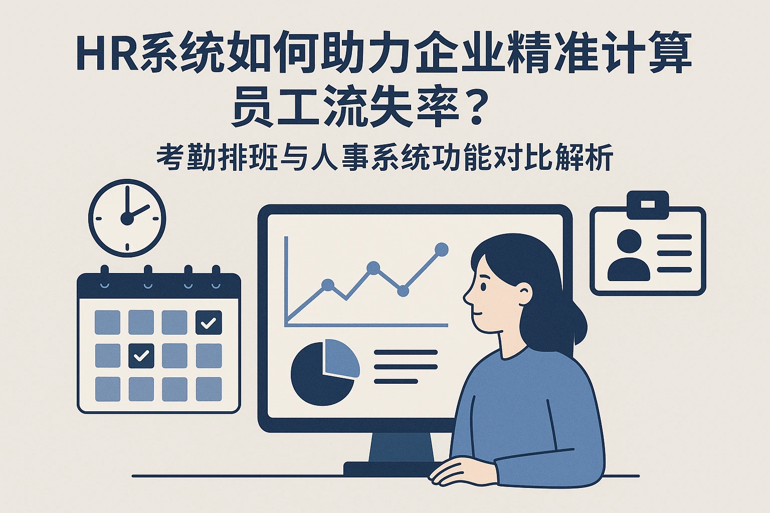 HR系统如何助力企业精准计算员工流失率？考勤排班与人事系统功能对比解析