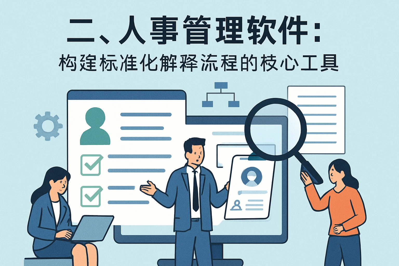 二、人事管理软件：构建标准化解释流程的核心工具