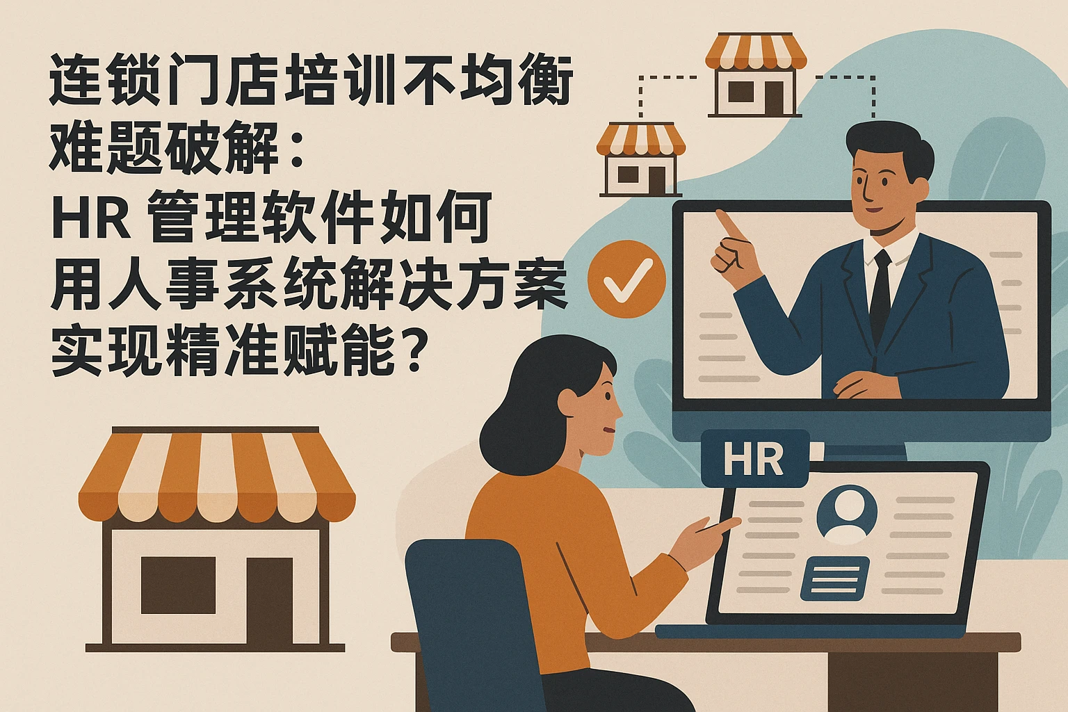 连锁门店培训不均衡难题破解：HR管理软件如何用人事系统解决方案实现精准赋能？