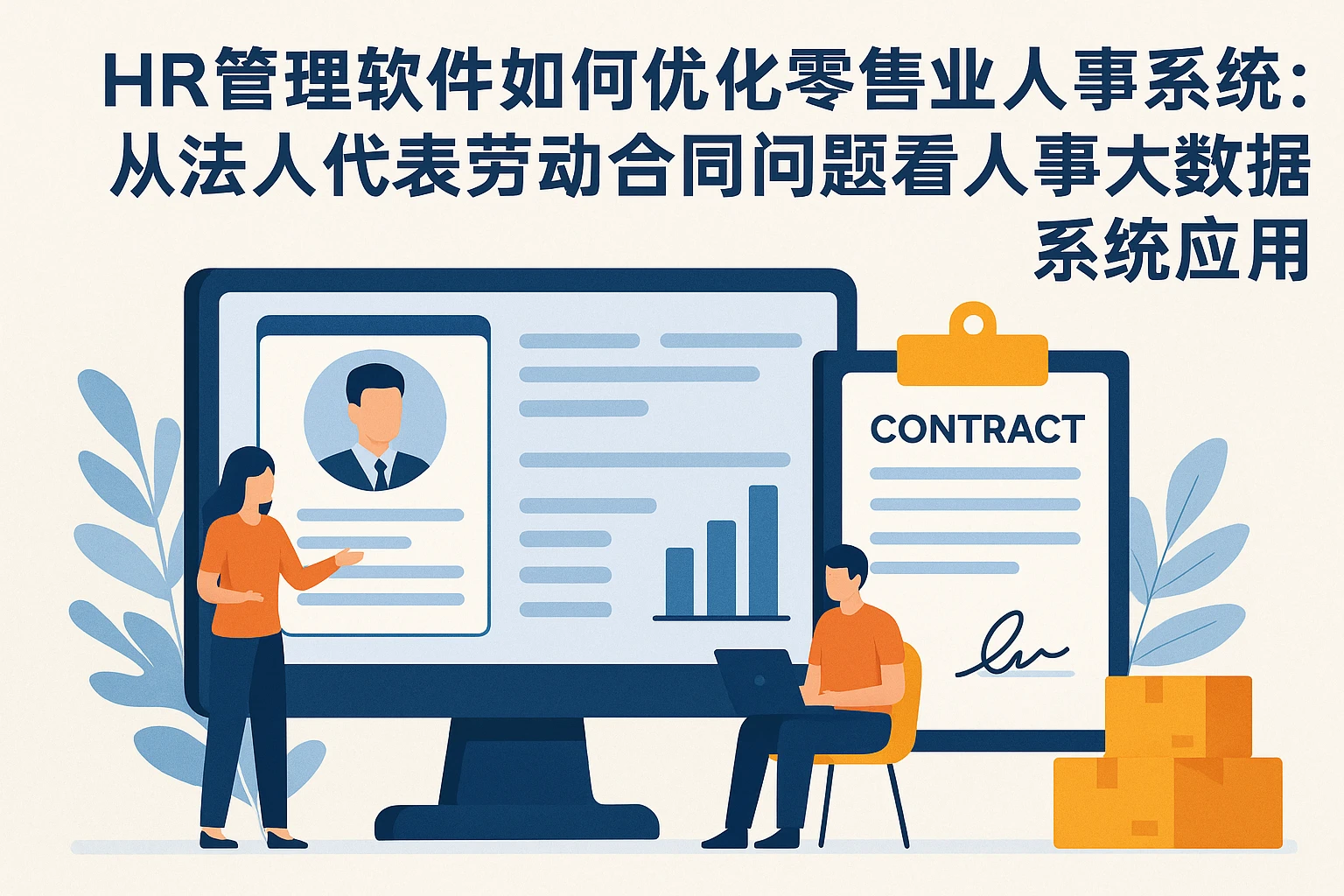 HR管理软件如何优化零售业人事系统:从法人代表劳动合同问题看人事大数据系统应用
