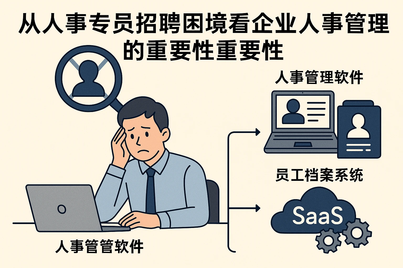 从人事专员招聘困境看企业人事管理系统的重要性——以人事管理软件、员工档案系统、人事管理SaaS为例