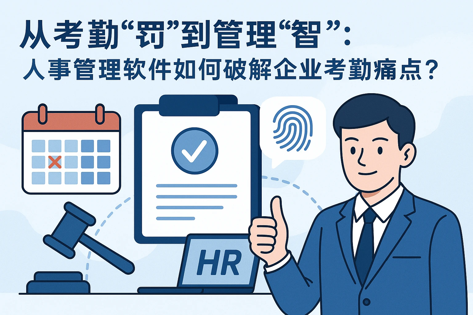 从考勤“罚”到管理“智”:人事管理软件如何破解企业考勤痛点?