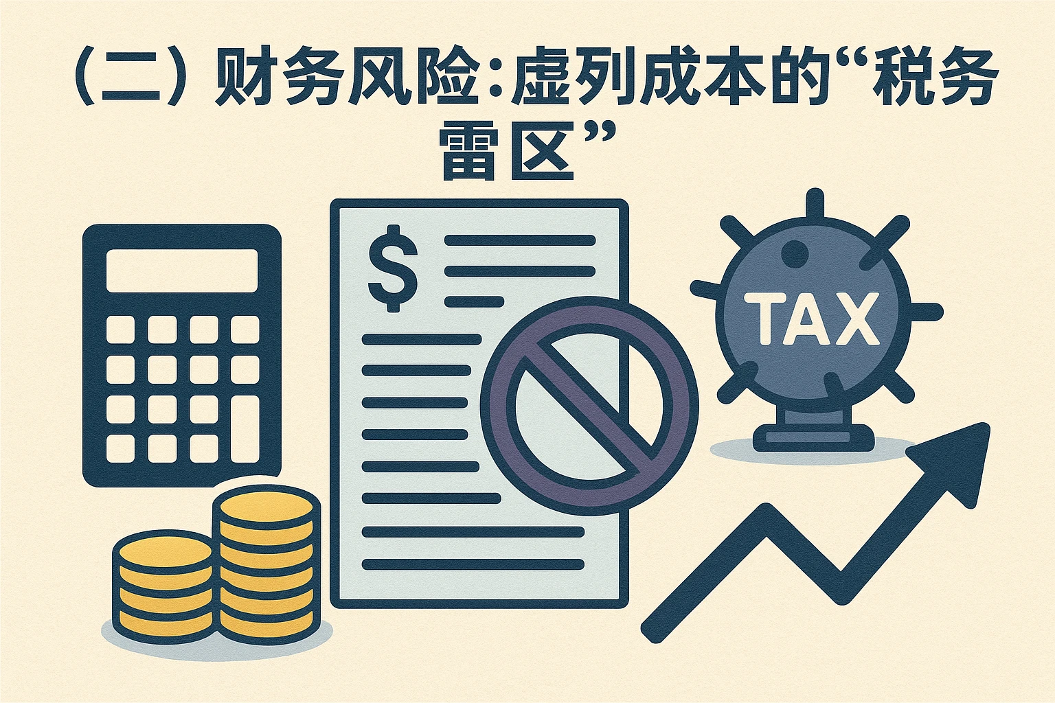 (二)财务风险:虚列成本的“税务雷区”
