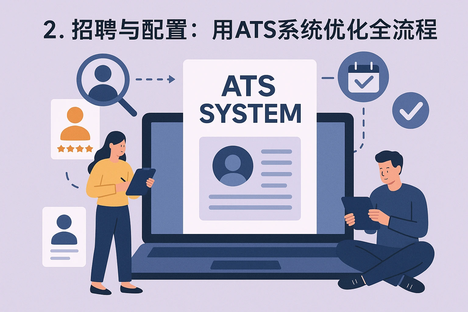 2. 招聘与配置:用ATS系统优化全流程