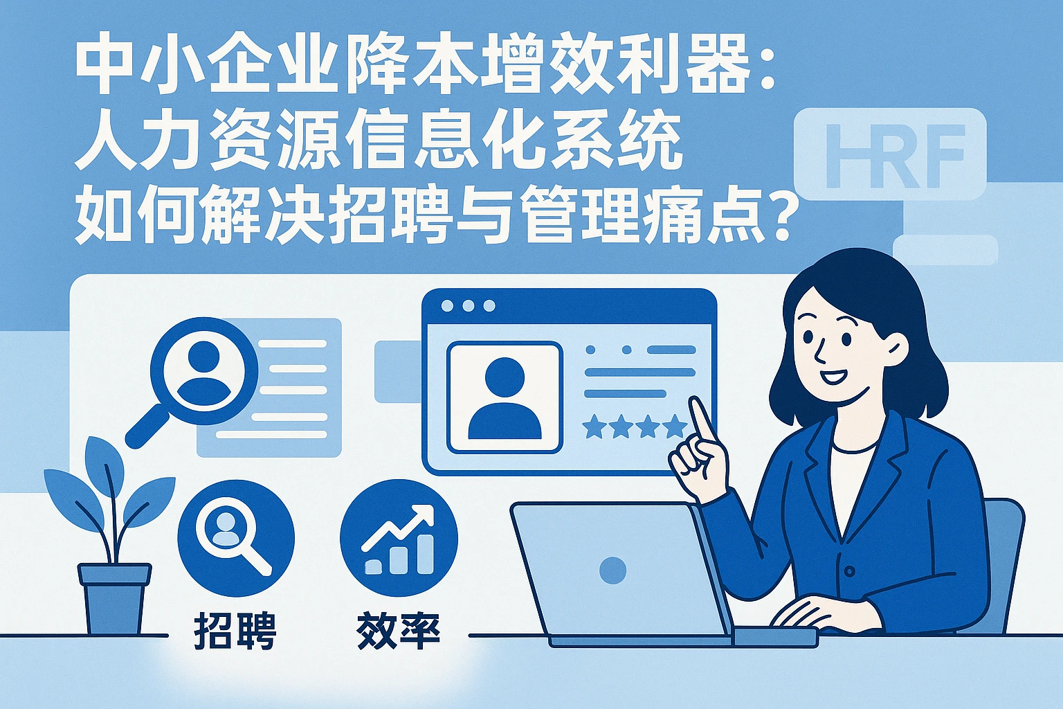 中小企业降本增效利器：人力资源信息化系统如何解决招聘与管理痛点？