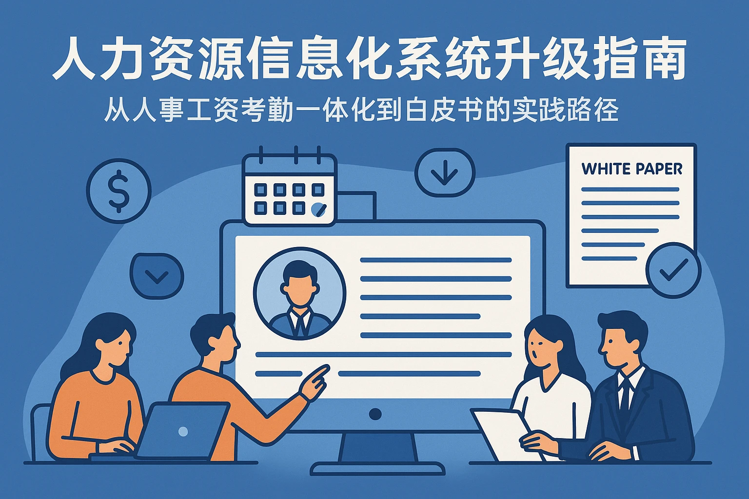 人力资源信息化系统升级指南：从人事工资考勤一体化到白皮书的实践路径