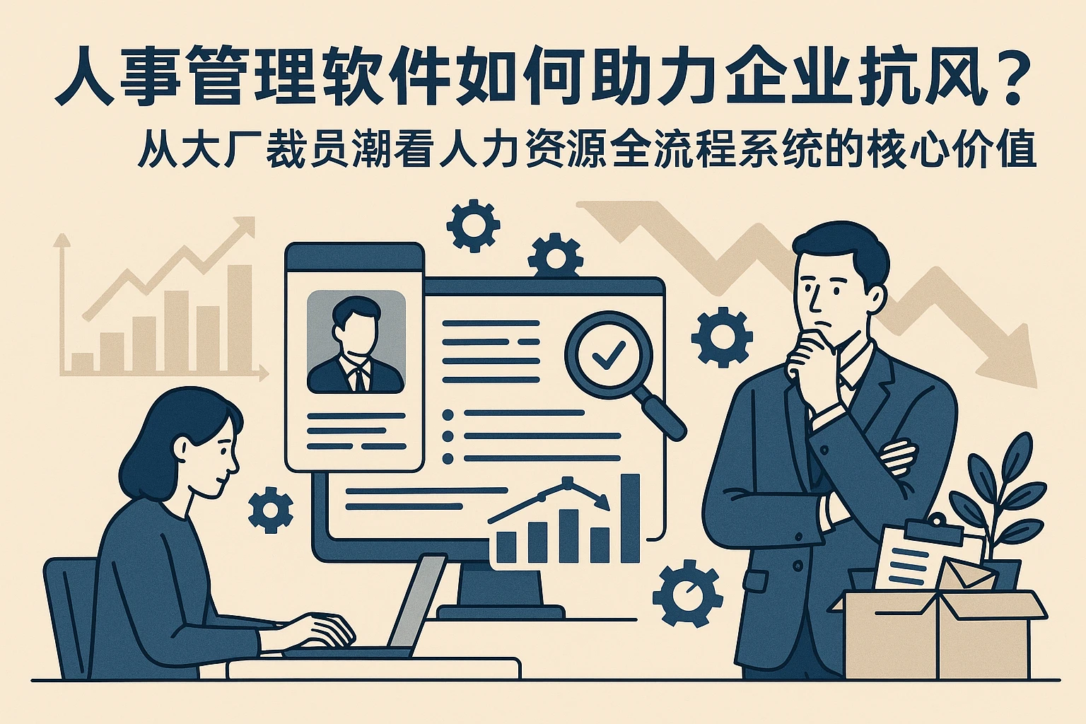 人事管理软件如何助力企业抗风险？从大厂裁员潮看人力资源全流程系统的核心价值