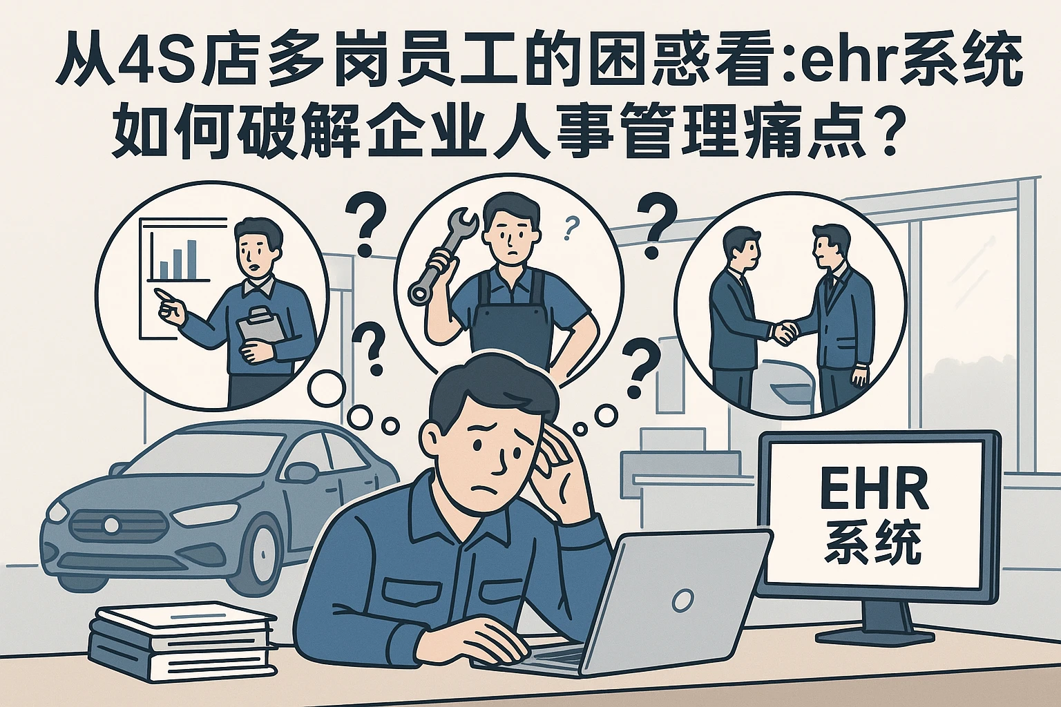 从4S店多岗员工的困惑看:ehr系统如何破解企业人事管理痛点?
