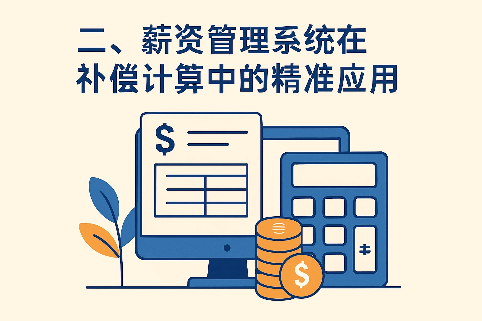 二、薪资管理系统在补偿计算中的精准应用