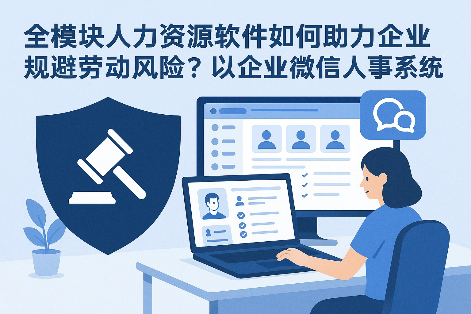 全模块人力资源软件如何助力企业规避劳动风险？以企业微信人事系统为例