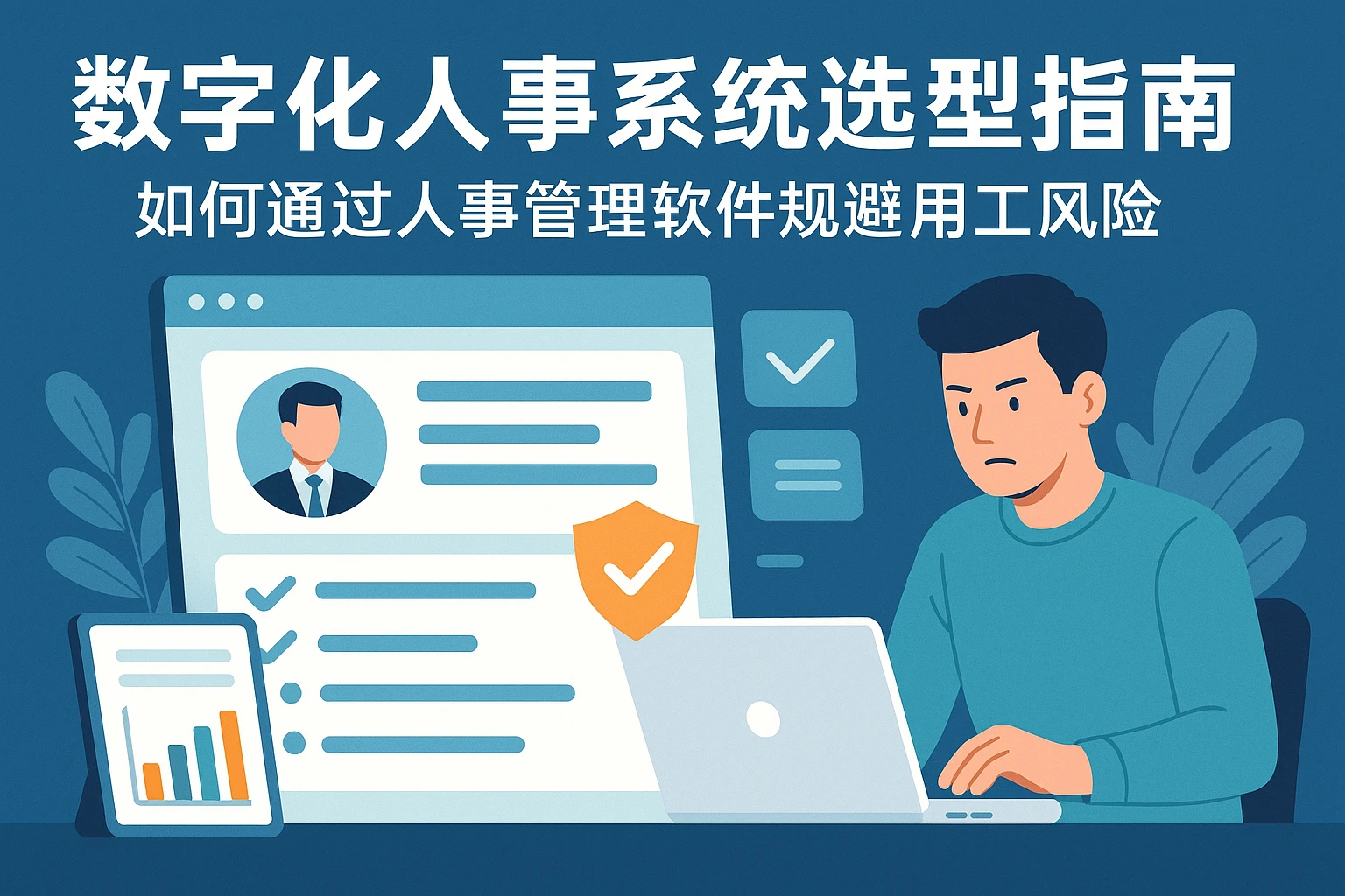 数字化人事系统选型指南：如何通过人事管理软件规避用工风险