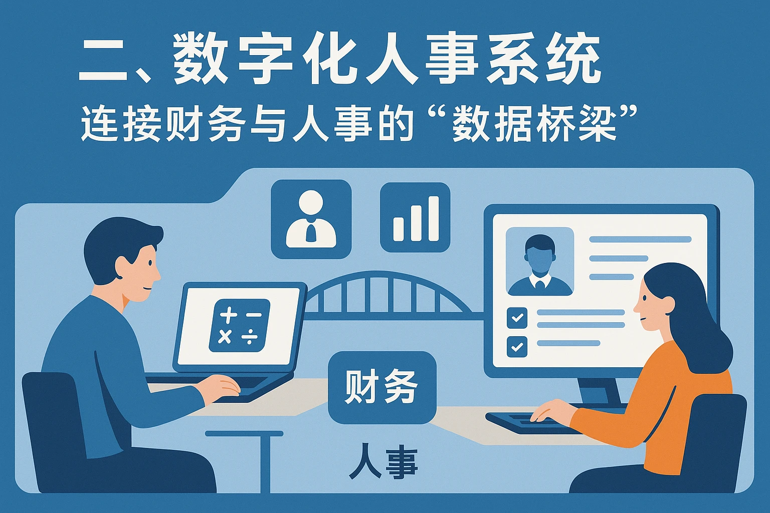 二、数字化人事系统：连接财务与人事的“数据桥梁”