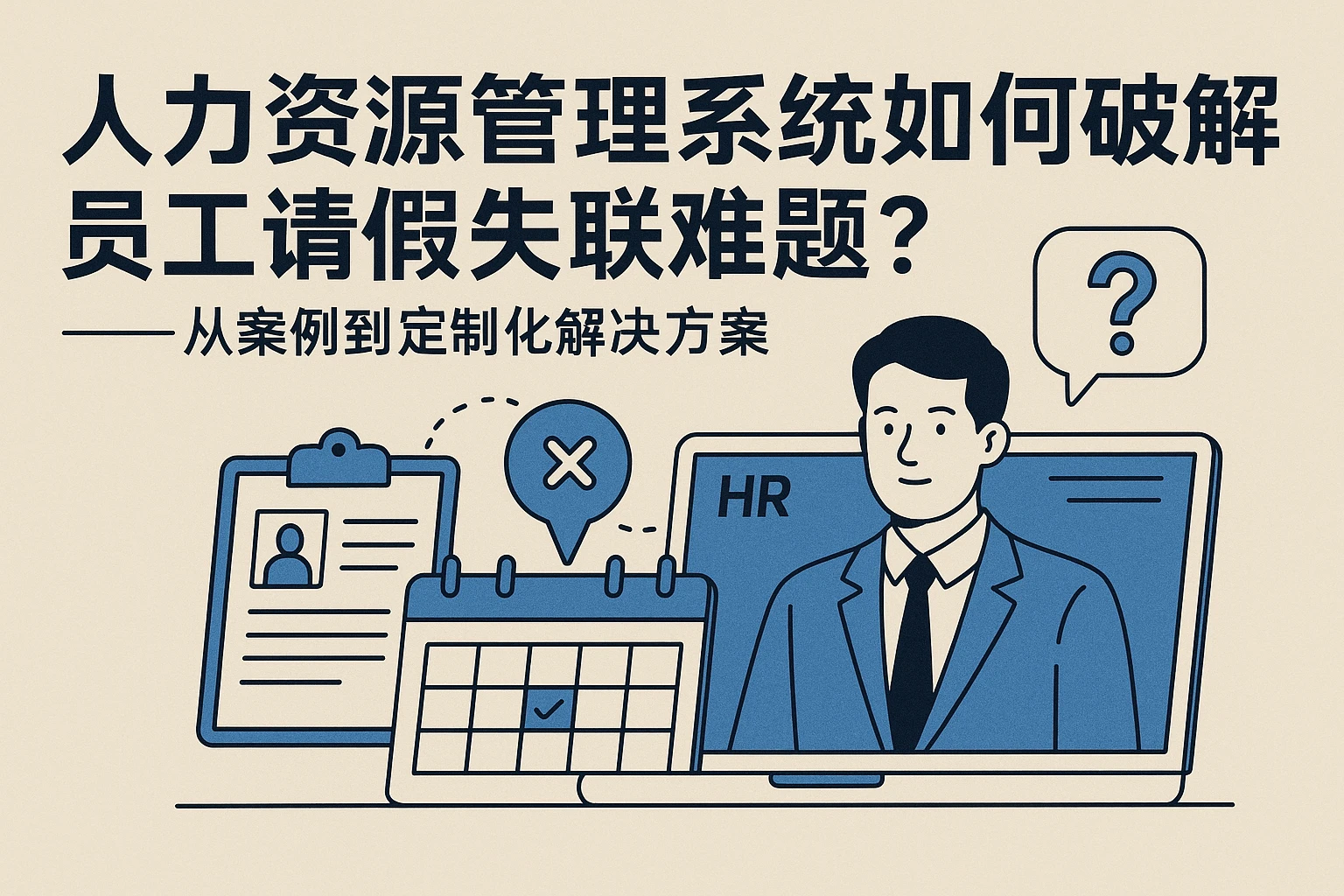 人力资源管理系统如何破解员工请假失联难题？——从案例到定制化解决方案