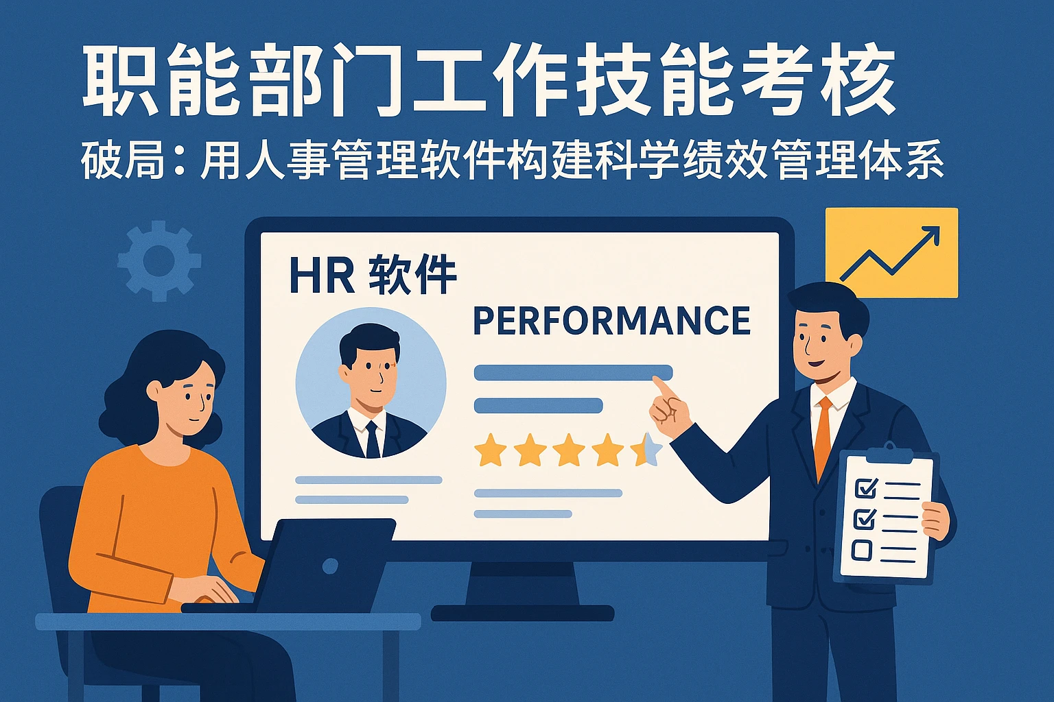 职能部门工作技能考核破局：用人事管理软件构建科学绩效管理体系