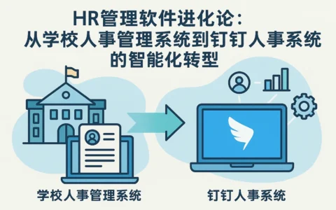 HR管理软件进化论：从学校人事管理系统到钉钉人事系统的智能化转型