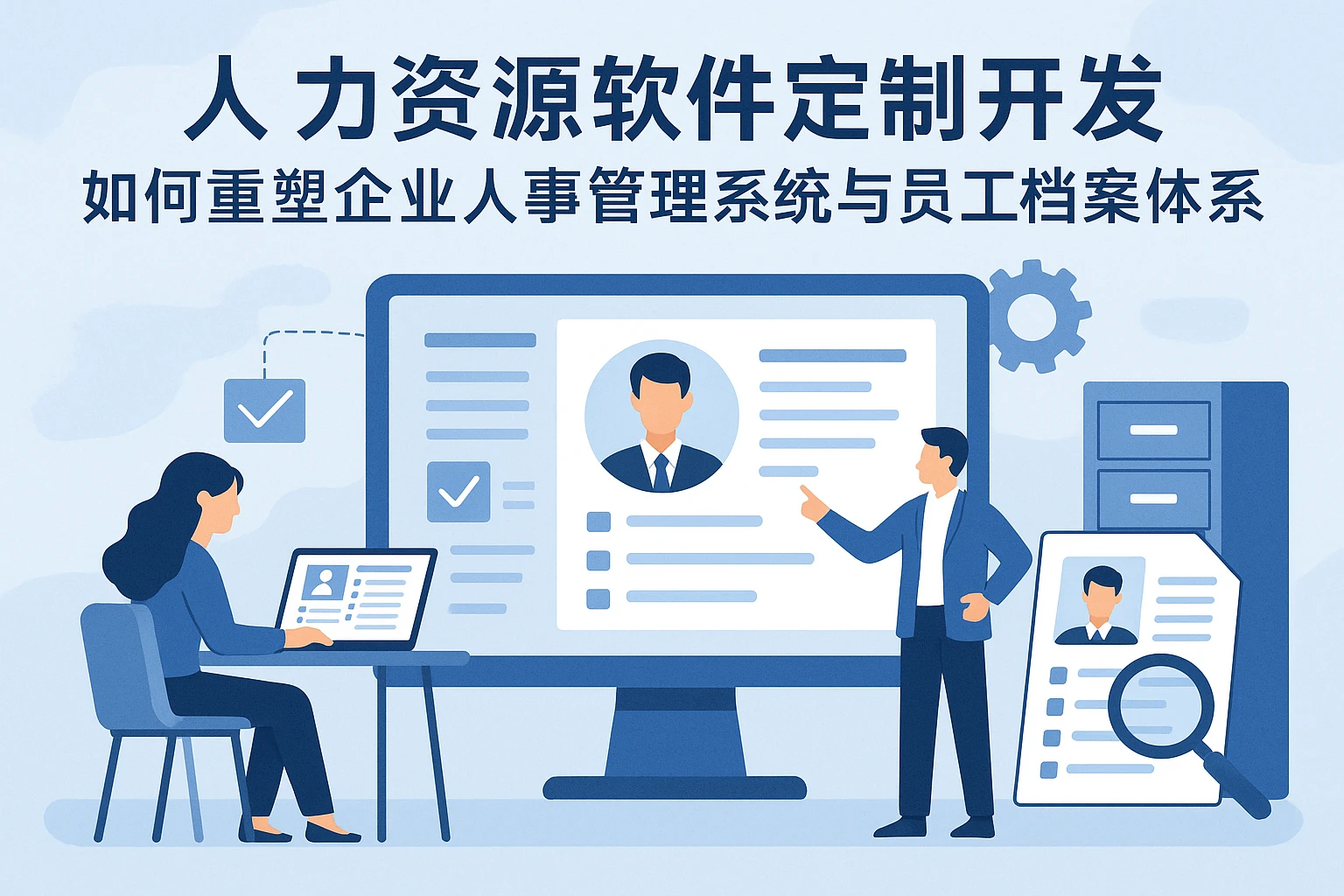 人力资源软件定制开发如何重塑企业人事管理系统与员工档案体系