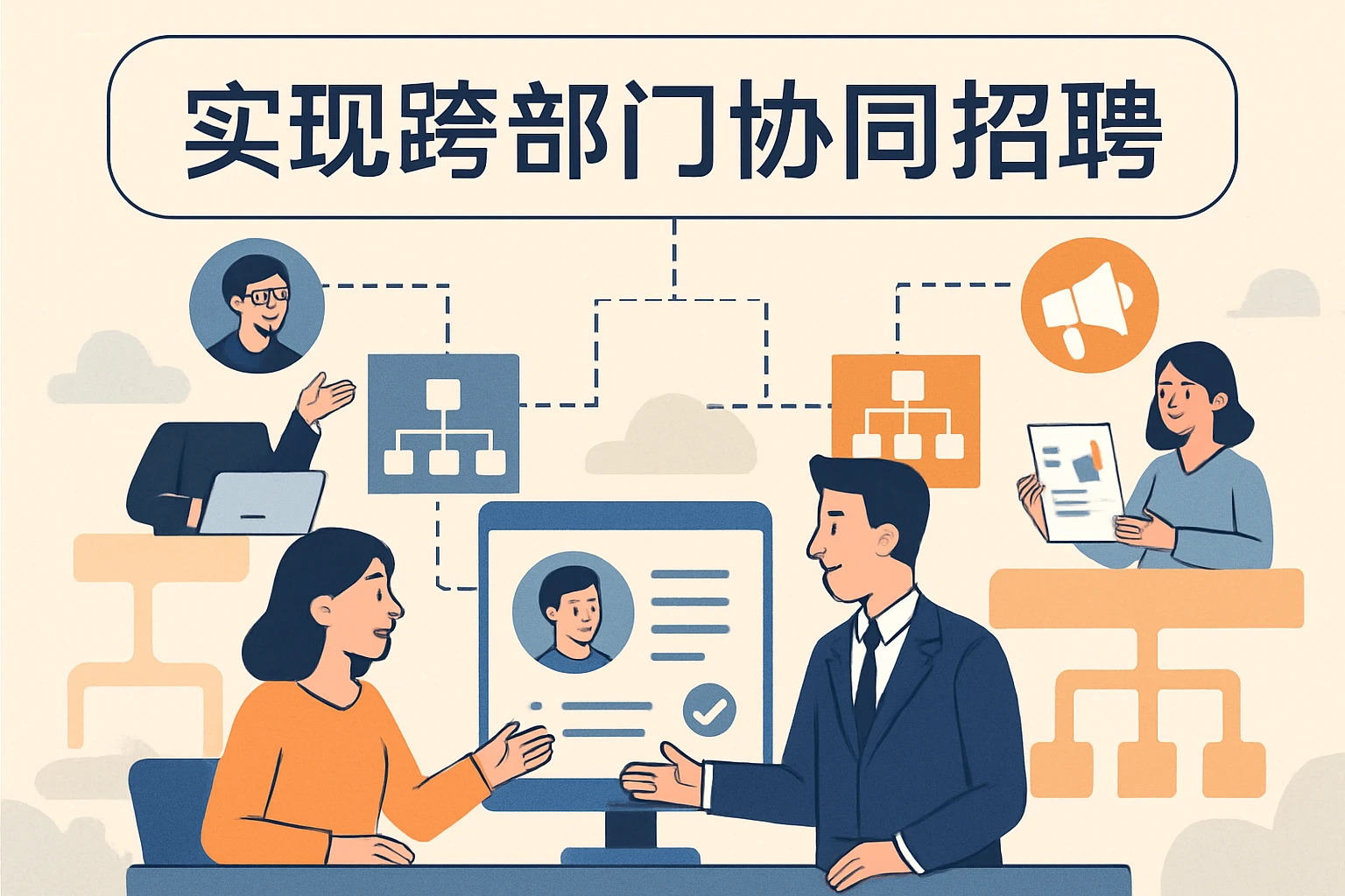 实现跨部门协同招聘