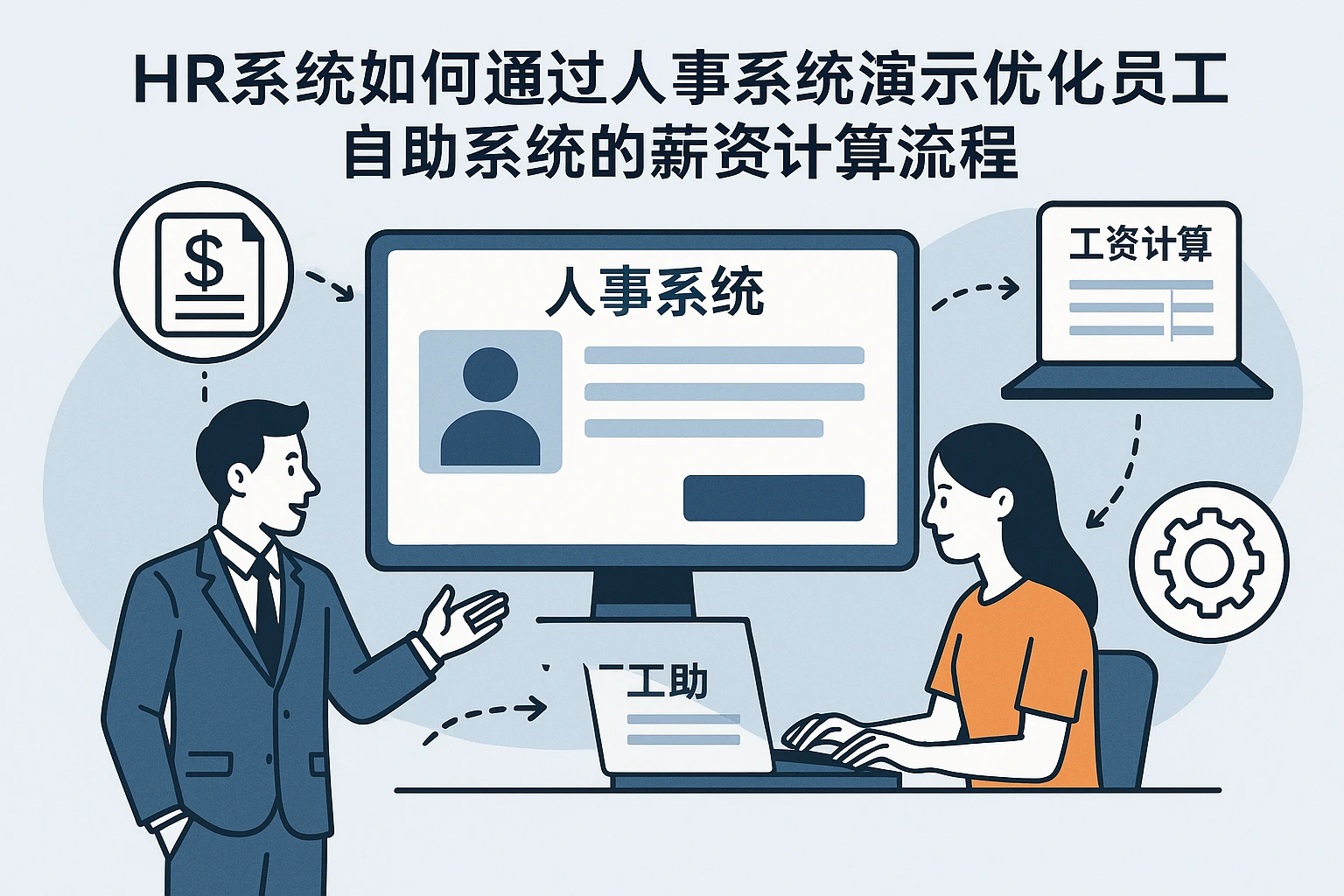 HR系统如何通过人事系统演示优化员工自助系统的薪资计算流程