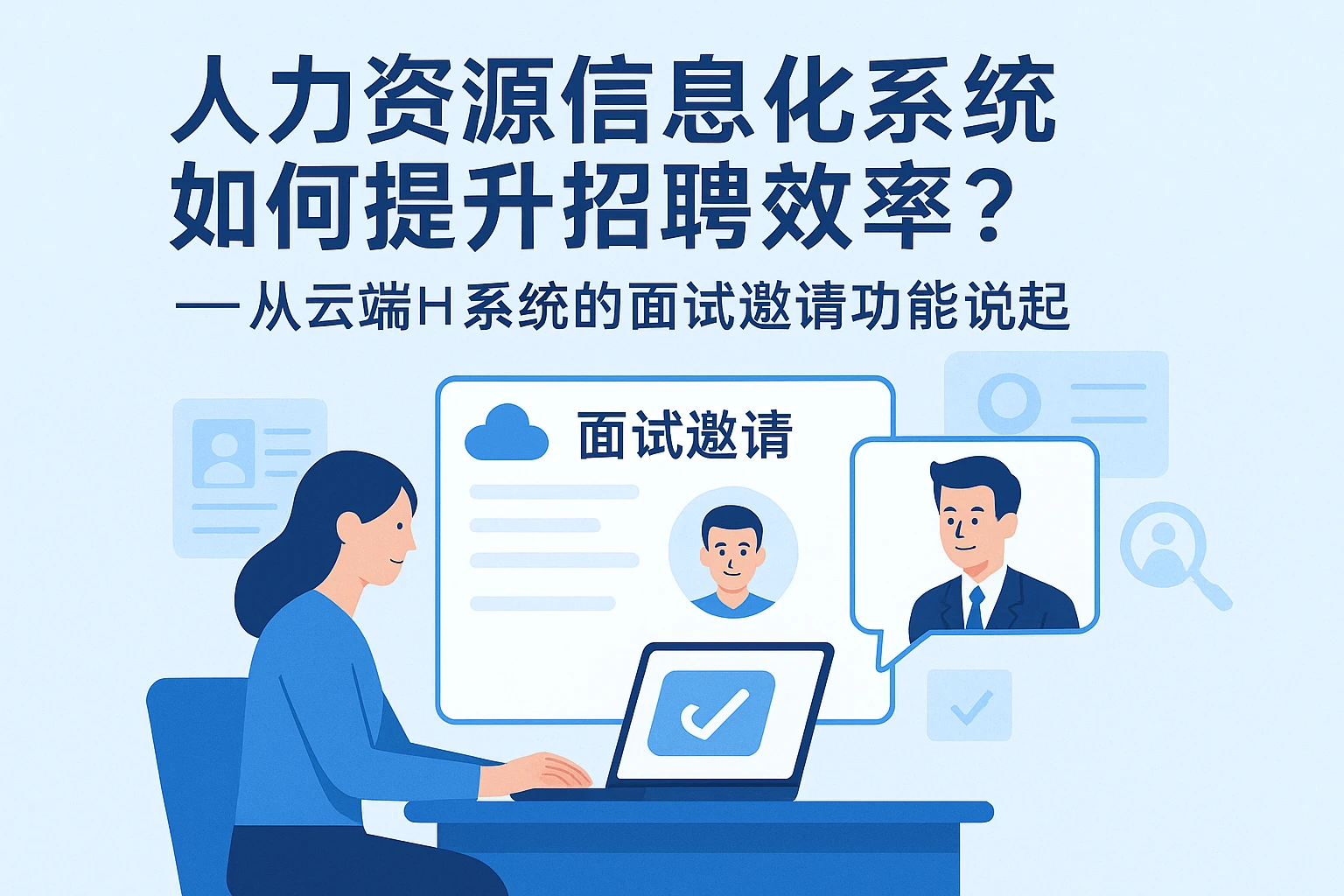 人力资源信息化系统如何提升招聘效率？从云端HR系统的面试邀请功能说起